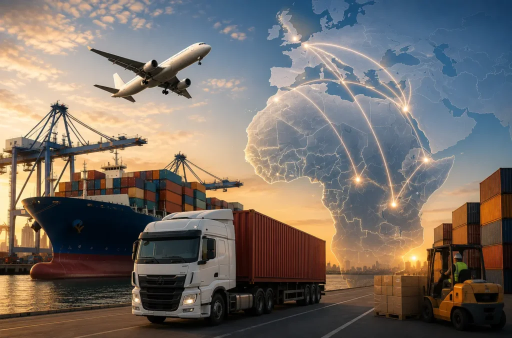 Shipping from Europe to Africa