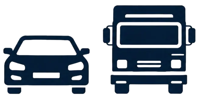 Truck prepared for overseas export