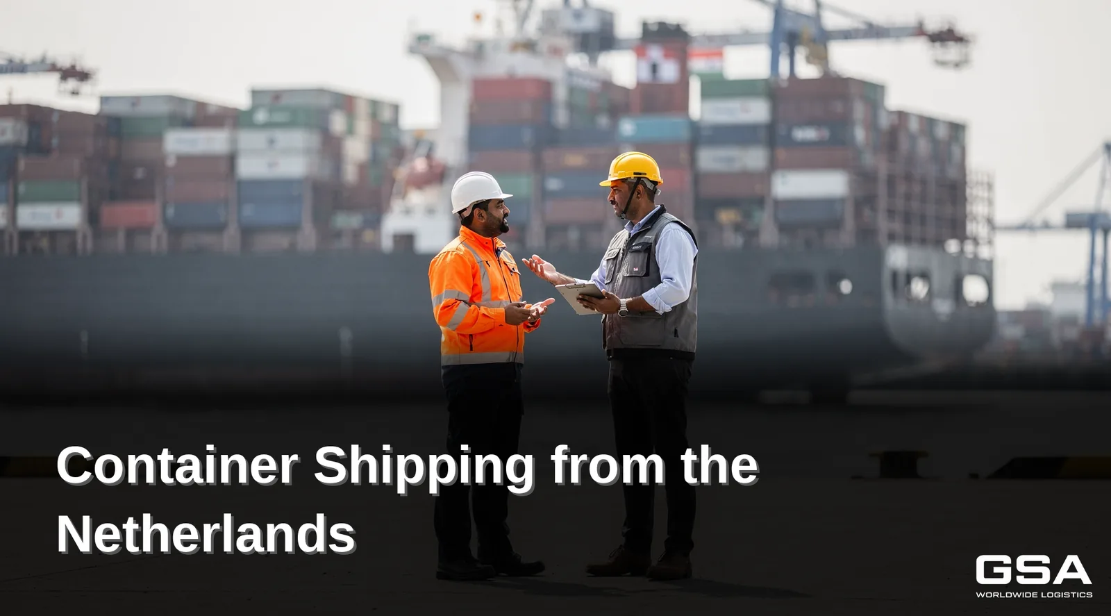 Container shipping from the Netherlands to India is a core trade lane for GSA Worldwide