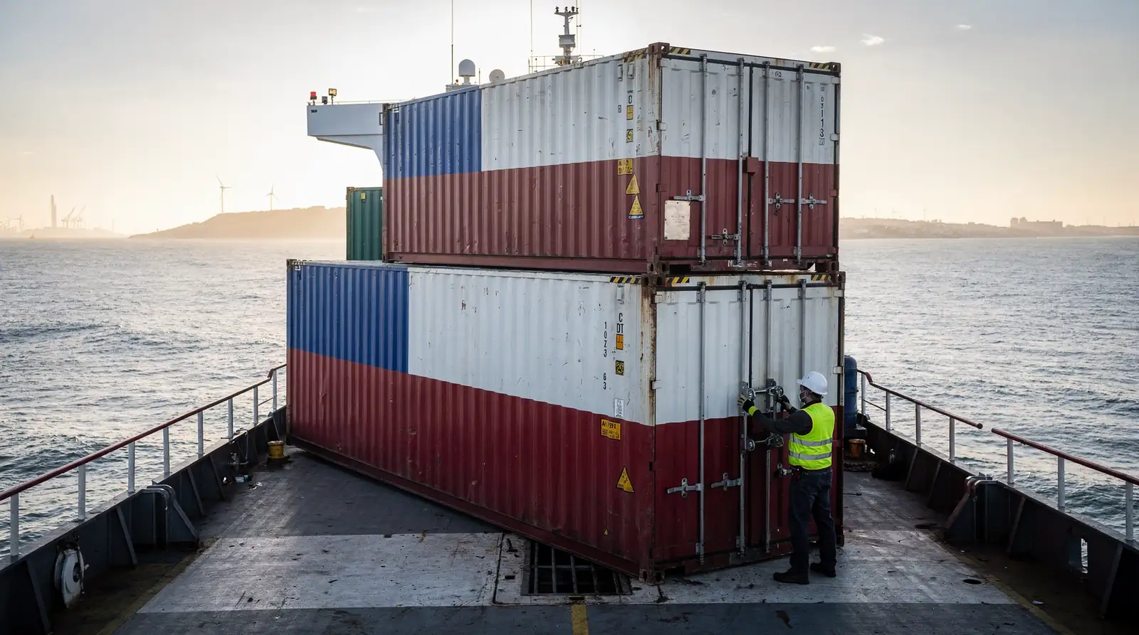 Step one: Arrange pickup of the container or cargo from the shipper's location across