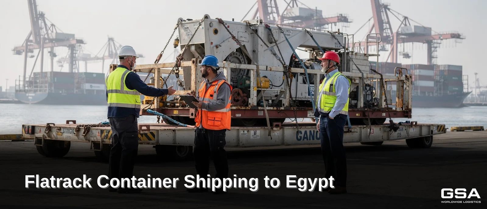 Flatrack container shipping is a specialized method for oversized cargo that cannot fit in standard